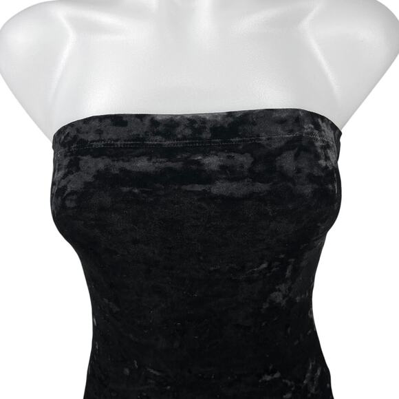 Urban Outfitters Out From Under Velour Velvet Strapless Tube Top Bodysuit Size M - Picture 3 of 4